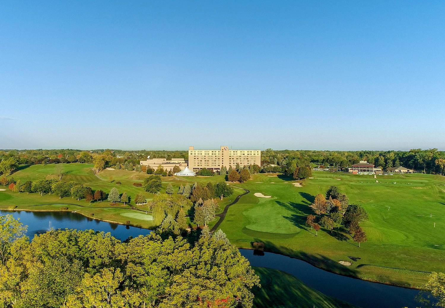 Ypsilanti, Ann Arbor, Golf Resort just west of Detroit Metro Airport.